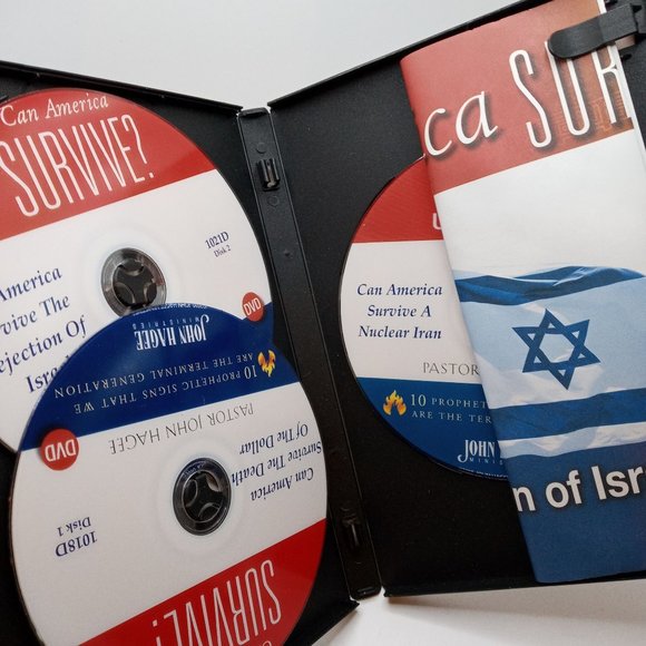 Can America Survive DVD Christian Gospel Israel Iran Hagee Ministries 3 DVDs Set - Picture 4 of 7
